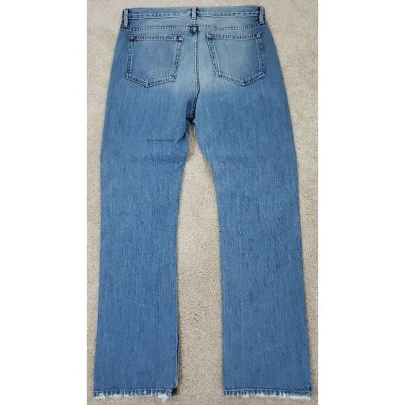 Frame ~Men's Size 28~ Blue Denim London-Los Angeles Distressed Jeans NWT. - Picture 6 of 12